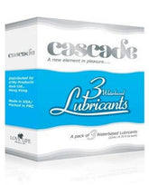 Cascade Cartridge Triple Pack Water Based Lubricants 22ml