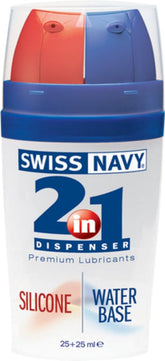 Swiss Navy 2-In-1 Silicone & Water Based