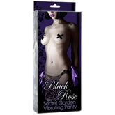 Black Rose Secret Garden Vibrating Panty