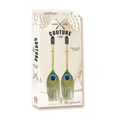 Couture Clip Luxury Nipple Clamps - Peacock Plume