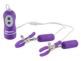 Fetish Fantasy 10 Function Vibrating Nipple Clamps