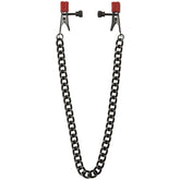 Kink Chain Nipple Clips with Heavy Chain and Silicone Tips