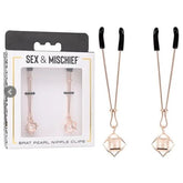 S&M Brat Pearl Nipple Clips