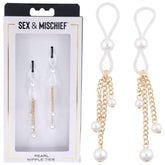 S&M Pearl Nipple Ties