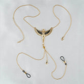 Sylvie Monthule Breast Necklace The Breath Of Isis Gold