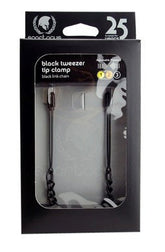Tweezer Tip Clamps - Black Link Chain