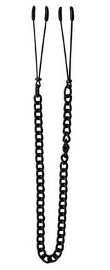 Tweezer Tip Clamps - Black Link Chain