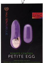 NU Sensuelle Remote Control Petite Love Egg Massager