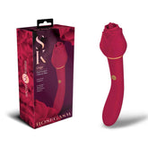 Secret Kisses ROSEGASM LINGO Dual Vibrator & Flicking Stimulator Rose Red