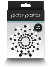 NS Novelties Pretty Pasties Charm III Nipple Cover Black