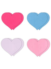 NS Novelties Pretty Pasties Heart II Assorted Nipple Cover 4 Pairs