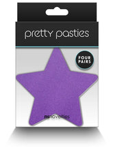NS Novelties Pretty Pasties Star I Assorted Nipple Cover 4 Pairs