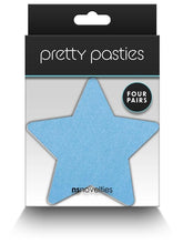 NS Novelties Pretty Pasties Star II Assorted Nipple Cover 4 Pairs