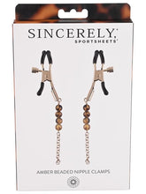 Sportsheets Amber Beaded Nipple Clamps