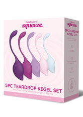 Bodywand Squeeze 5 Piece Teardrop Weighted Kegel Exerciser Set