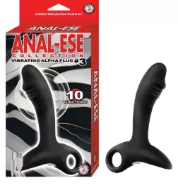 ANAL-ESE Vibrating Alpha Plug No. 3 - Silicone