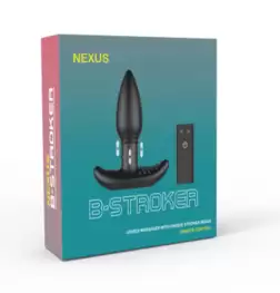 B Stroker Unisex Massager With Unique Rimming Beads