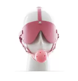 BDStyle Blindfold With Breathable Ball Gag