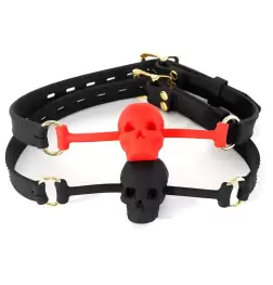 BDStyle Silicone Human Skull BDSM Play Mouth Gag