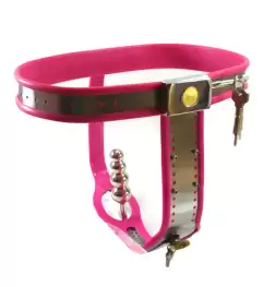 Female Chastity Belt With Plug