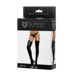 Glossy Wetlook Stockings Lotis