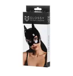 Glossy Wetlook Cat Mask