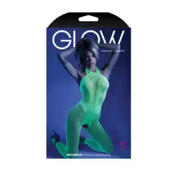 Glow Moonbeam Crotchless Fishnet Bodystocking