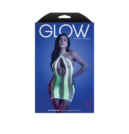 Glow Synthesize Women Seamless Keyhole Dress