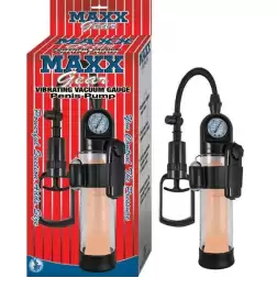 MAXX GEAR Vibrating Vacuum Gauge Penis Pump