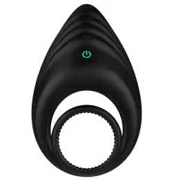 Nexus ENHANCE Vibrating Cock and Ball Ring Black