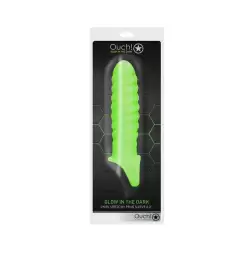 OUCH! Glow in Dark Swirl Stretchy Penis Sleeve