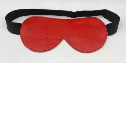 Red Leather Blindfold