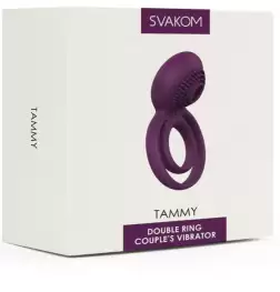 Svakom Tammy Dual Penis Ring with Stimulator